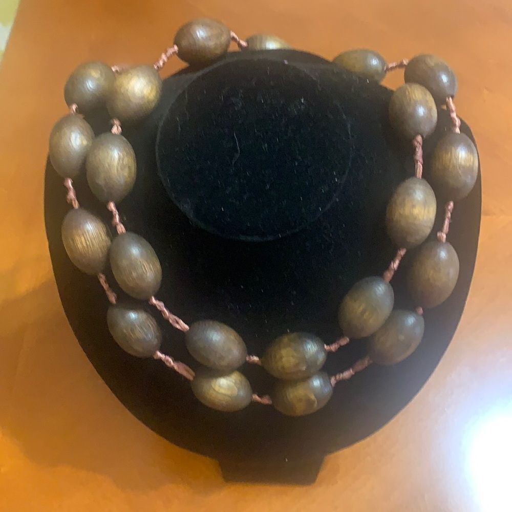 ‎BEADED NECKLACE 44in Long